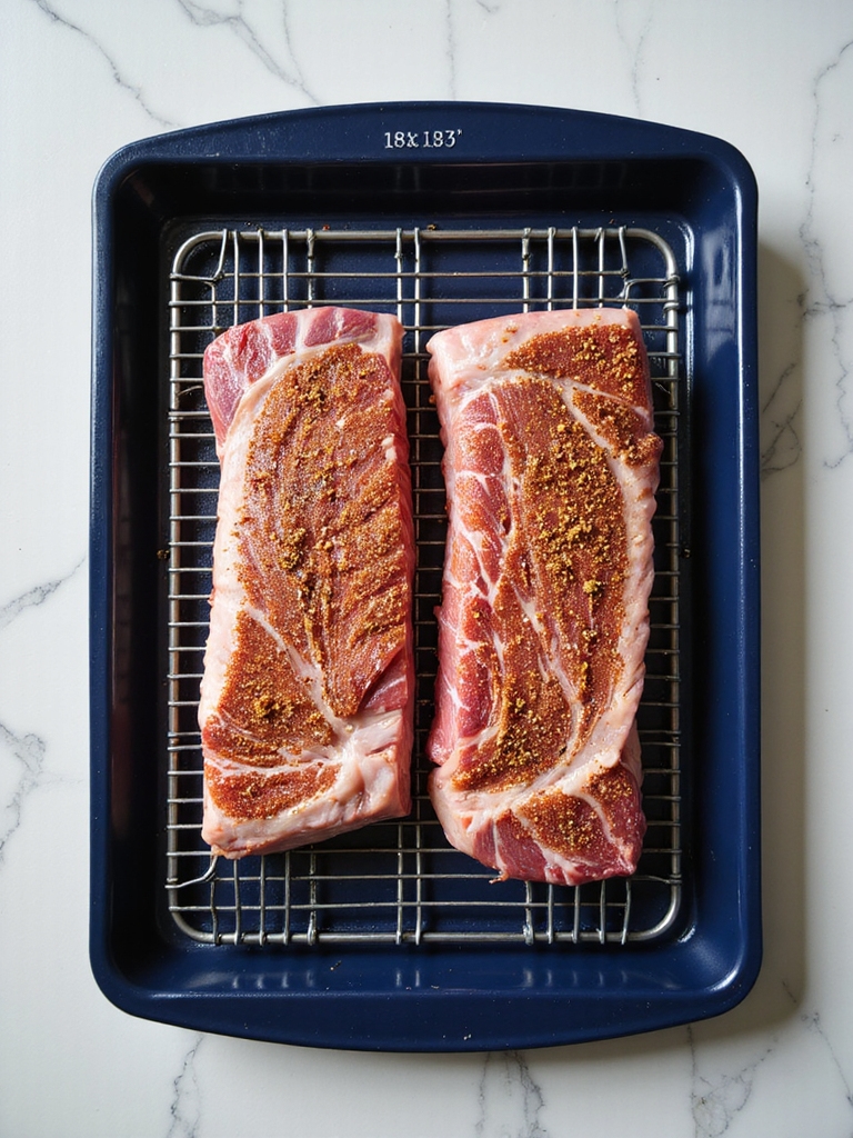 perfectly cooked pork ribs