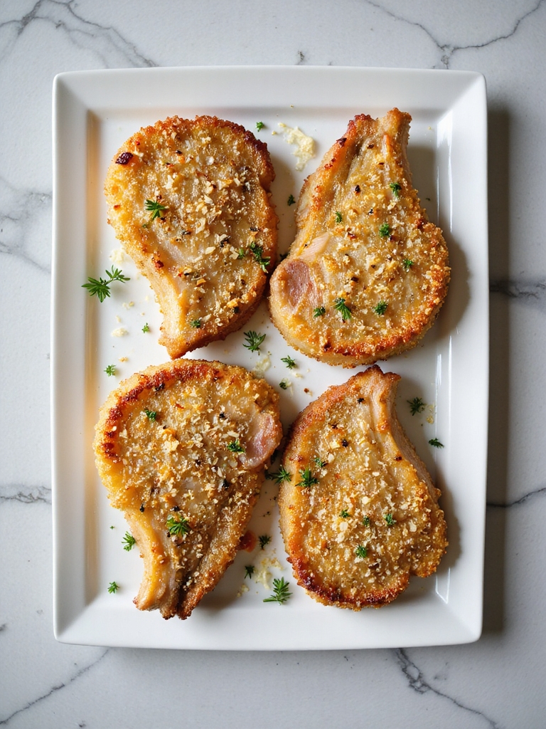 perfectly seasoned baked pork chops