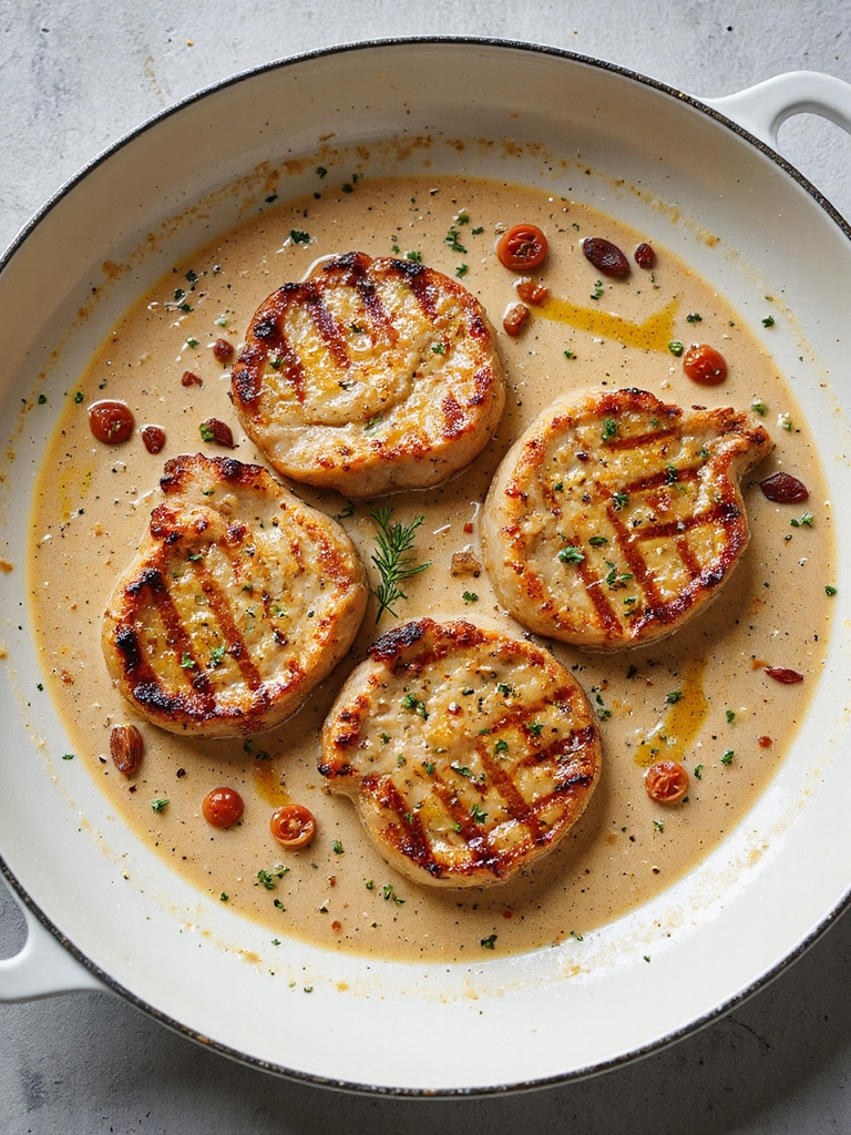perfectly seasoned pork chops