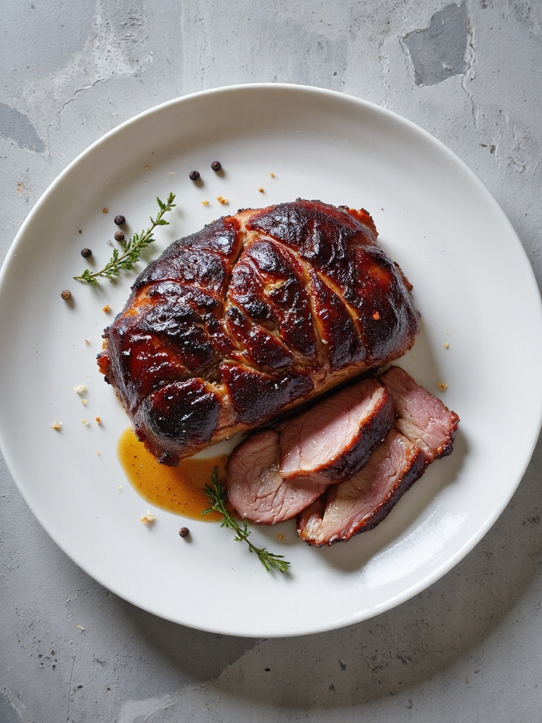 perfectly smoked pork shoulder