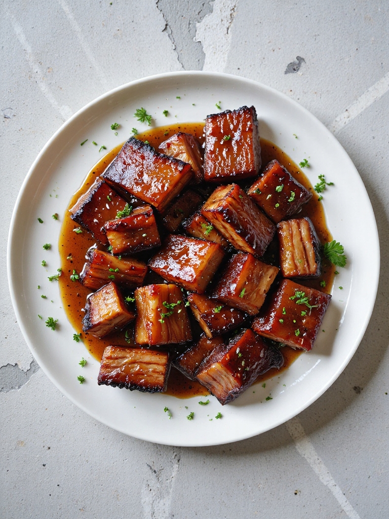 pork belly burnt ends tips