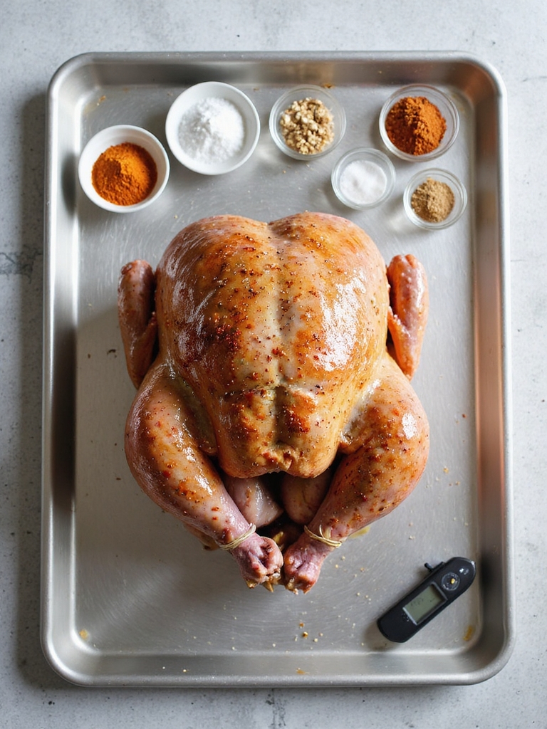 prepare and smoke turkey