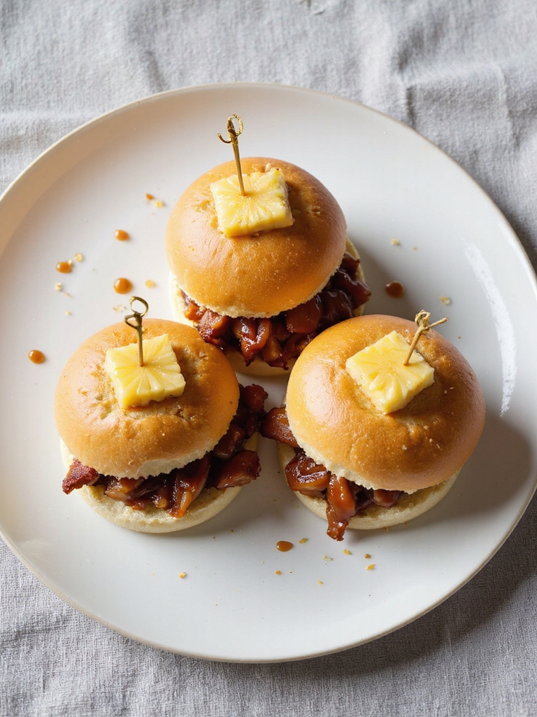 pulled pork hawaiian sliders