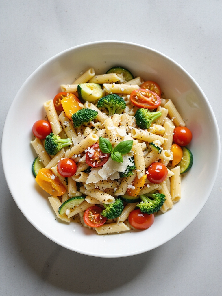 quick and healthy vegetable pasta