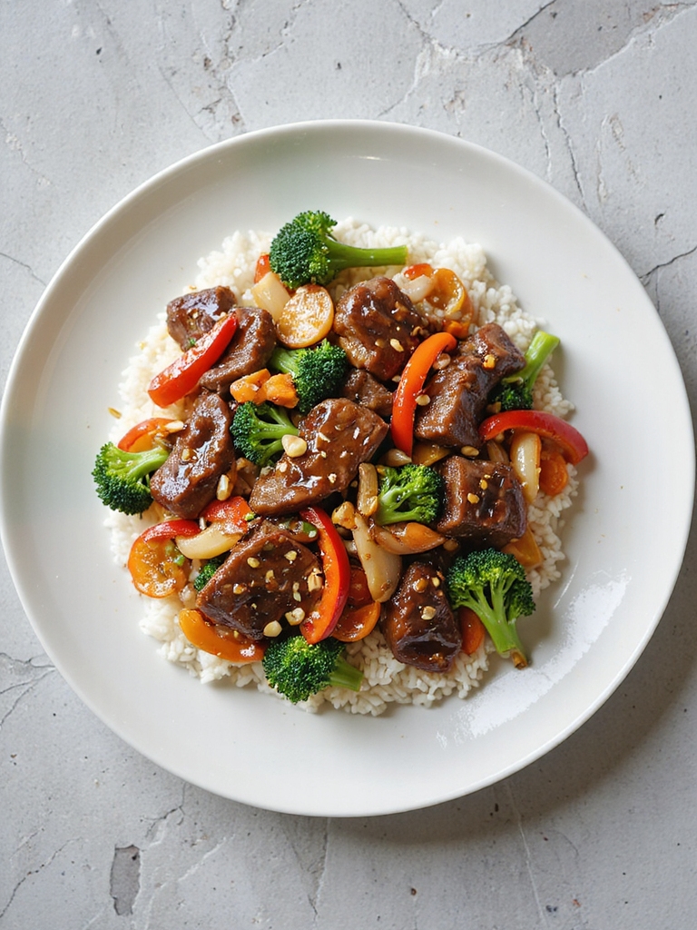 quick beef and vegetable stir fry