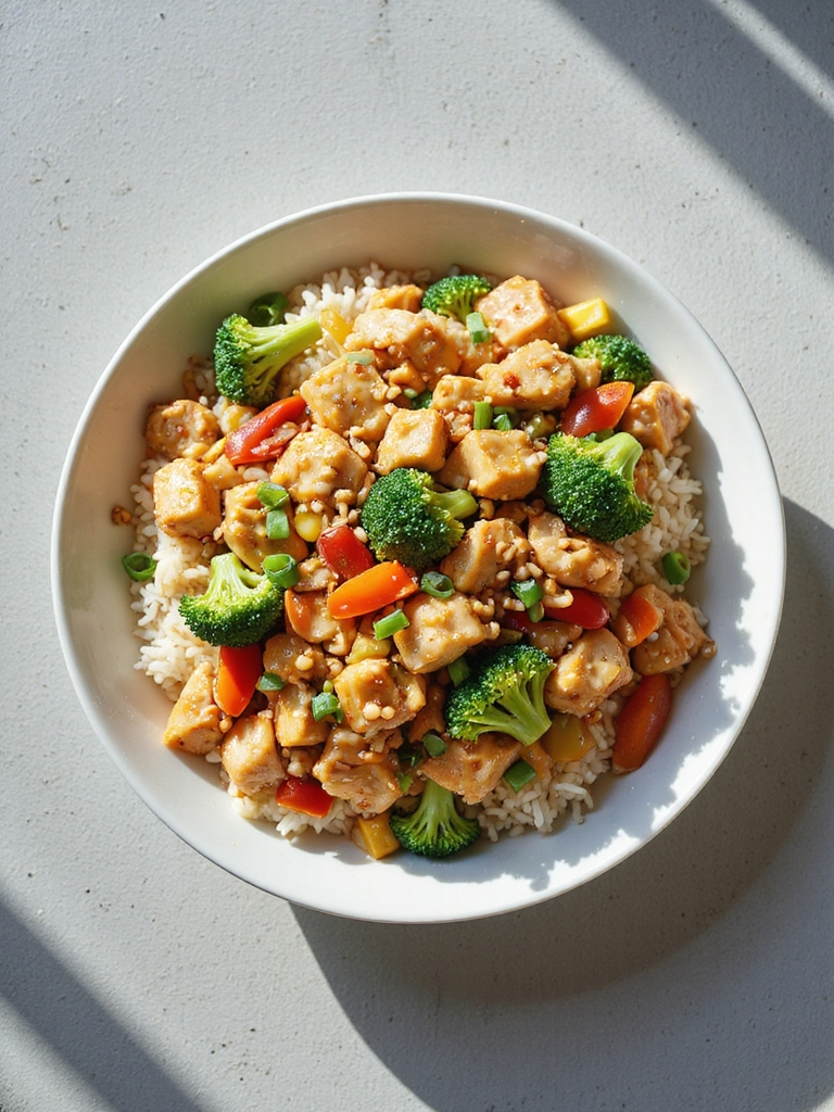 quick savory chicken stir fry