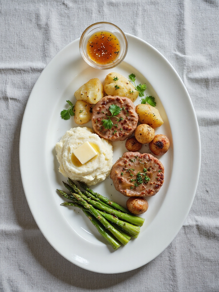ranch pork chops with sides