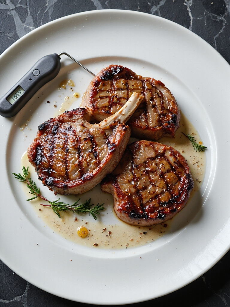 reverse sear pork chops