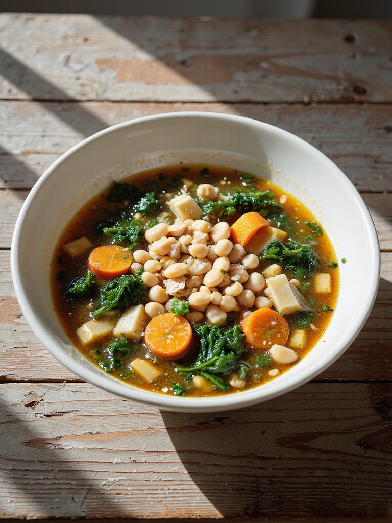 rustic tuscan bean soup