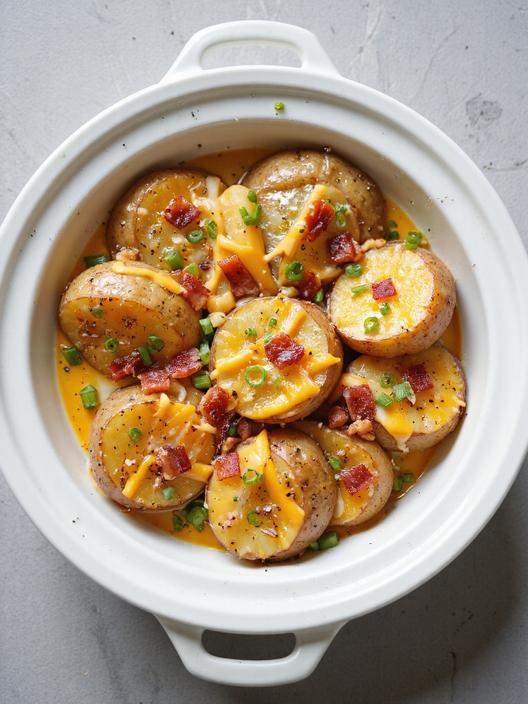 savory bacon cheddar potatoes