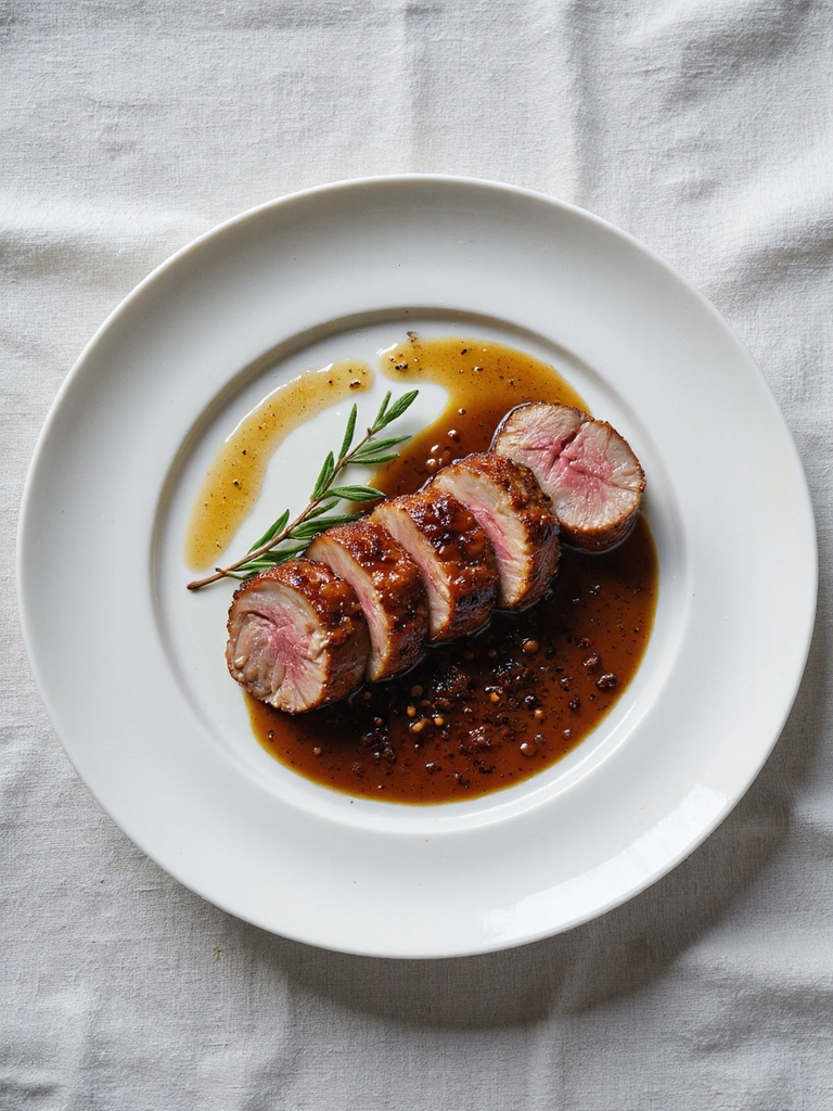 savory balsamic glazed tenderness