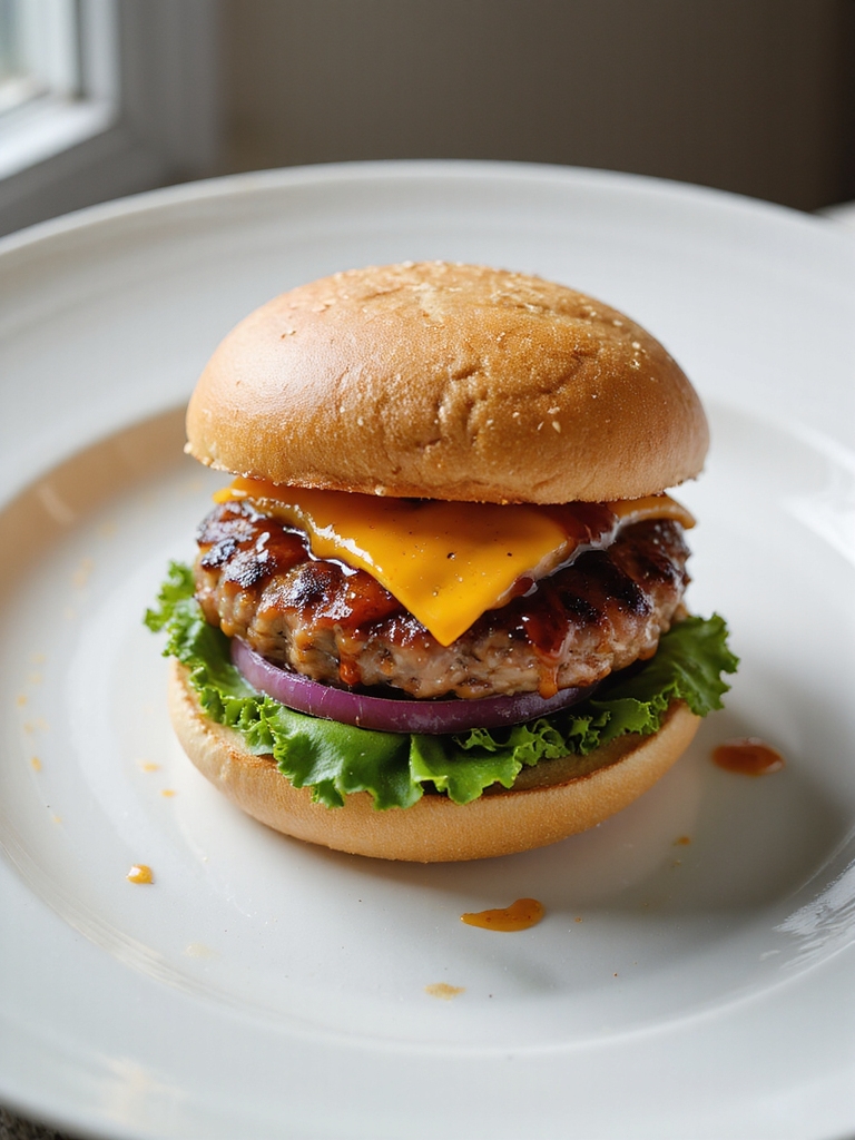 savory bbq ranch turkey burger
