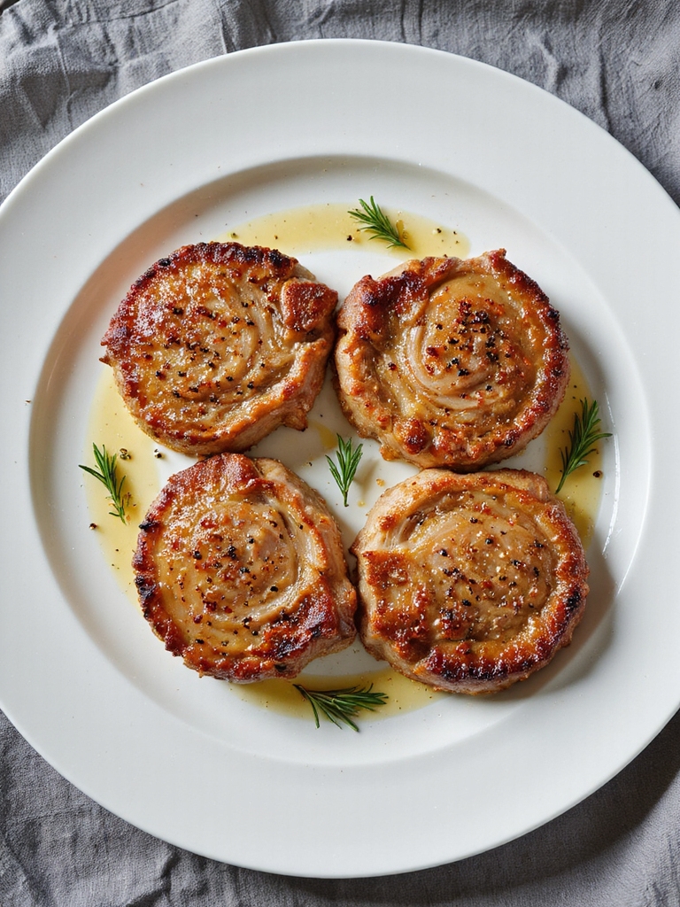 savory bone in pork chops