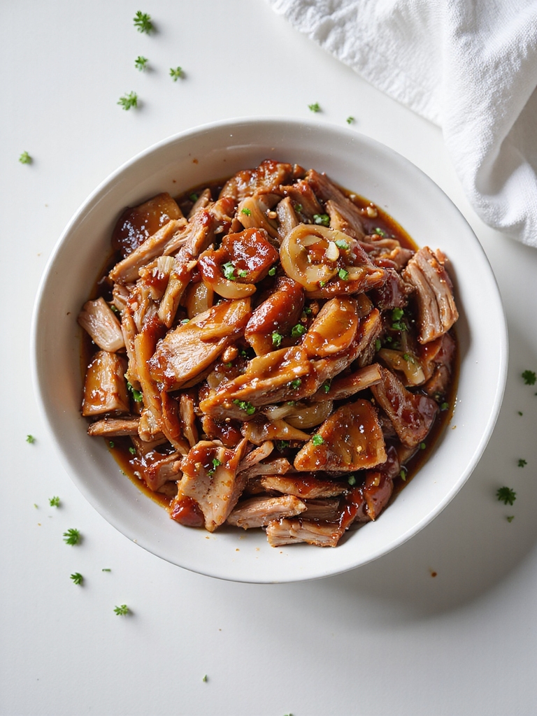 savory crockpot pulled pork