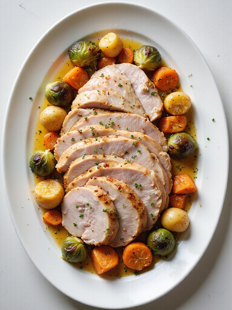 savory garlic butter turkey