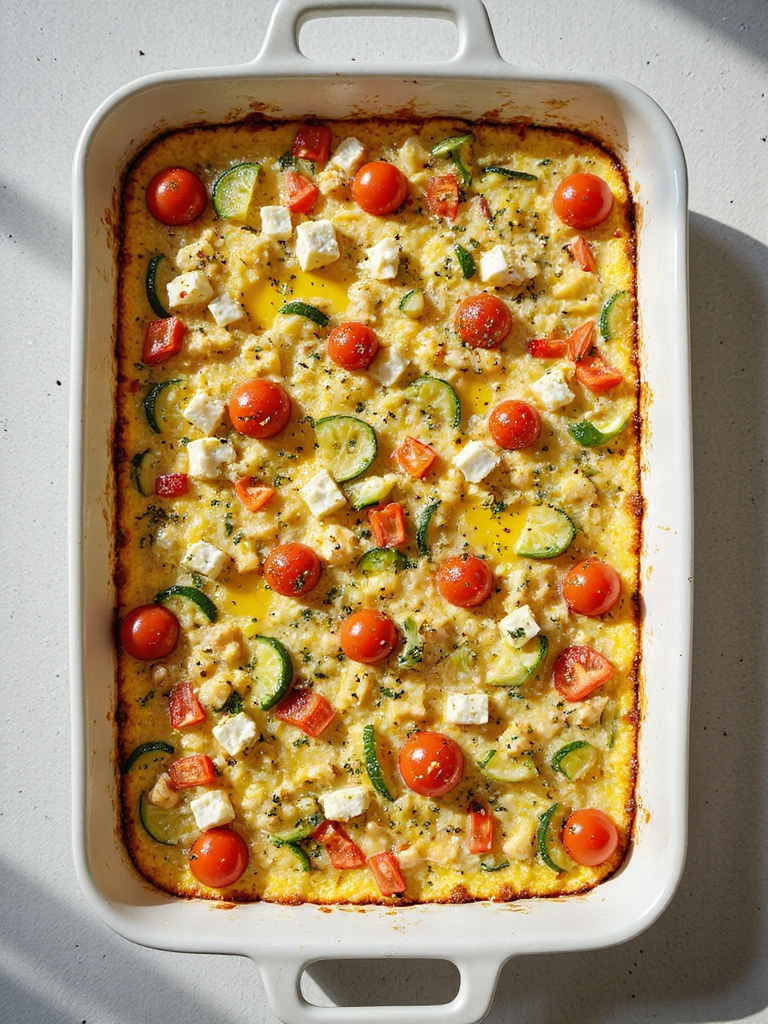 savory mediterranean breakfast casserole