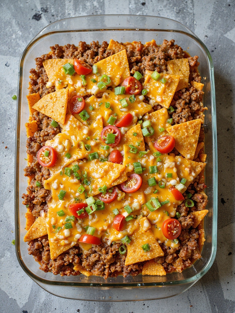 savory mexican dorito casserole