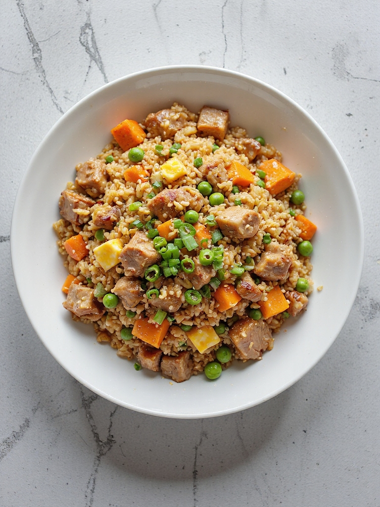 savory pork fried rice recipe