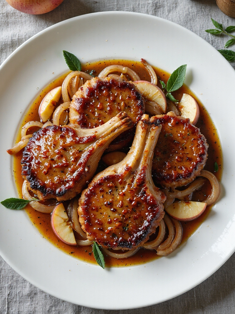 savory slow cooked pork chops