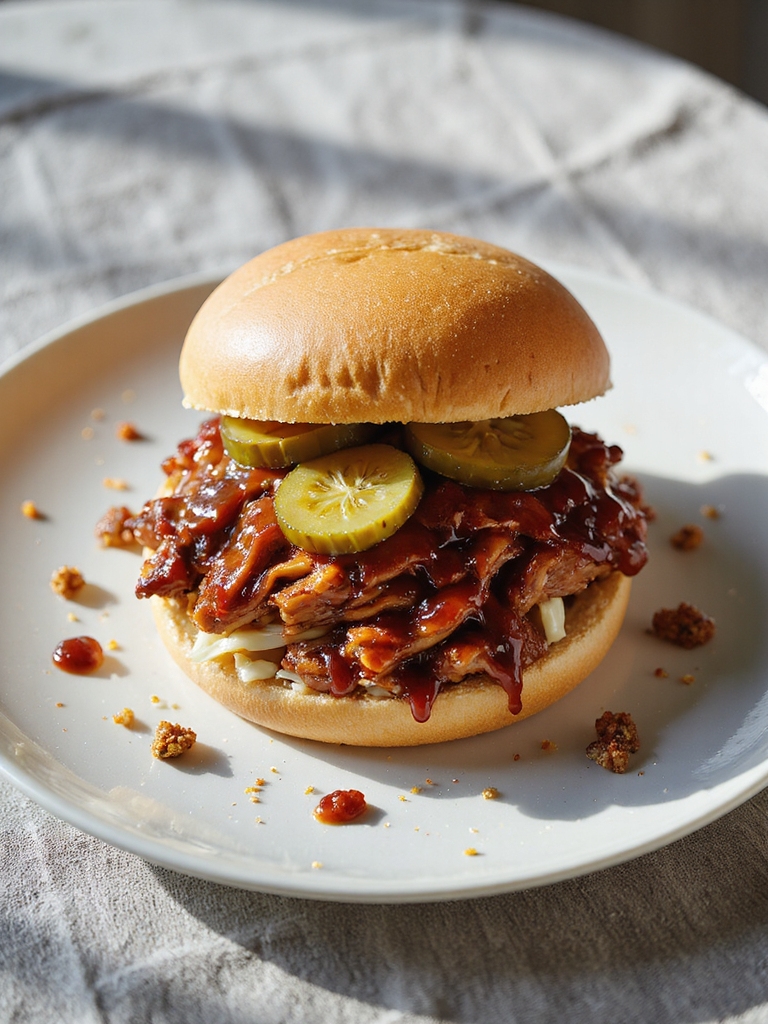 savory slow cooked pulled pork