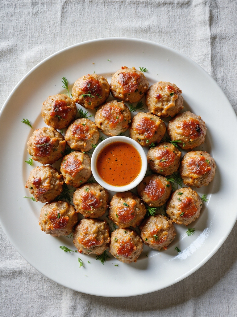 savory spiced turkey meatballs