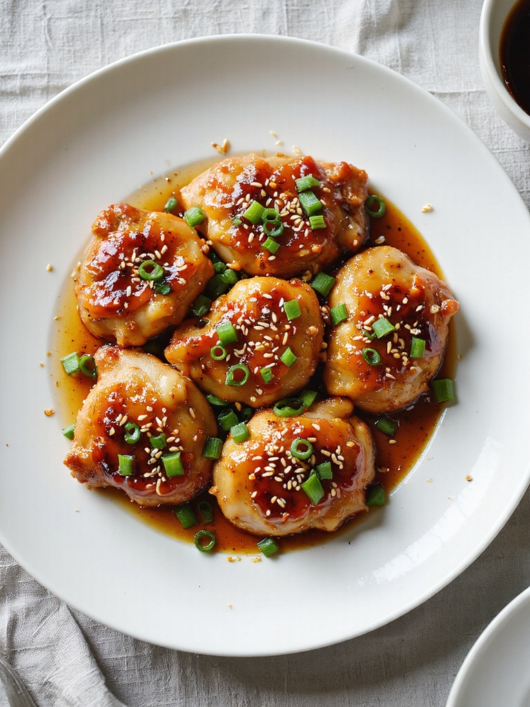savory sweet honey garlic chicken