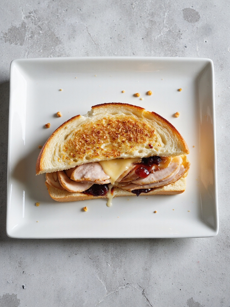 savory turkey brie sandwich