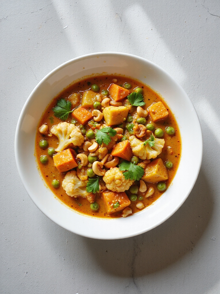 savory vegetable curry recipe