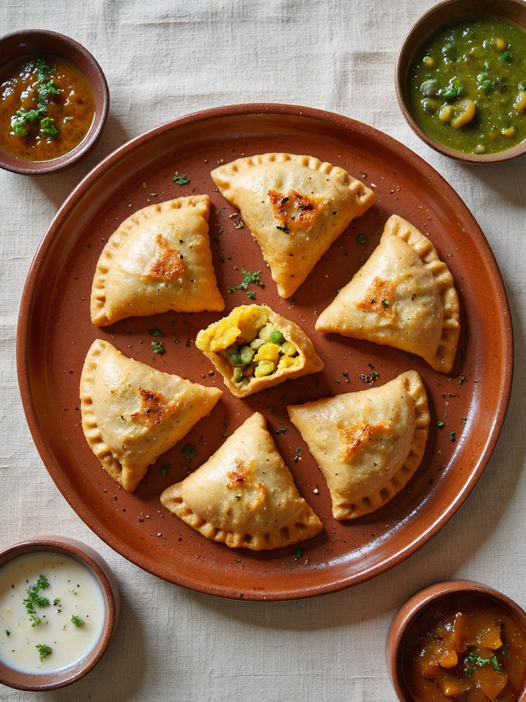 savory vegetable samosas recipe