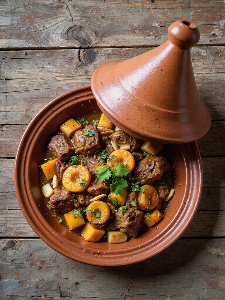 slow cooked aromatic lamb stew