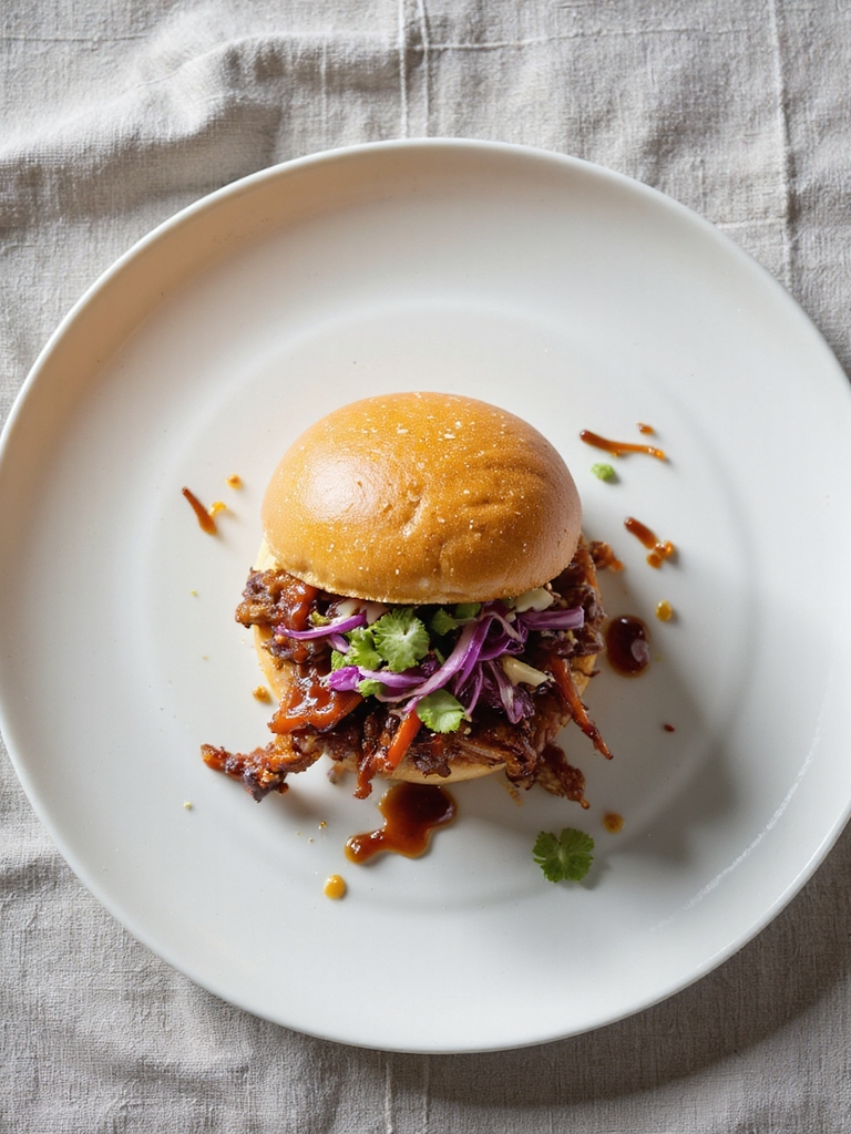 slow cooked bbq pork sliders
