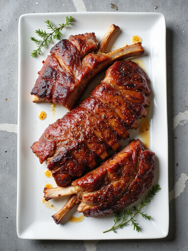 slow cooked country style ribs