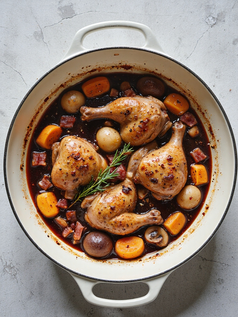 slow cooked flavorful chicken dish