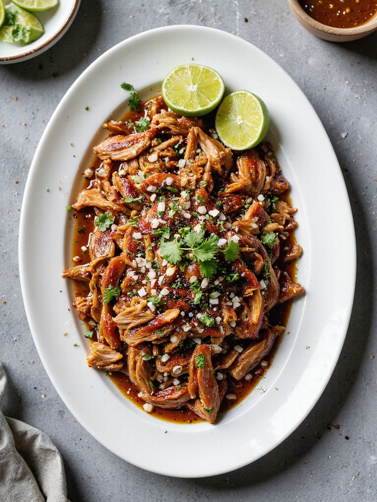 slow cooked flavorful pork carnitas