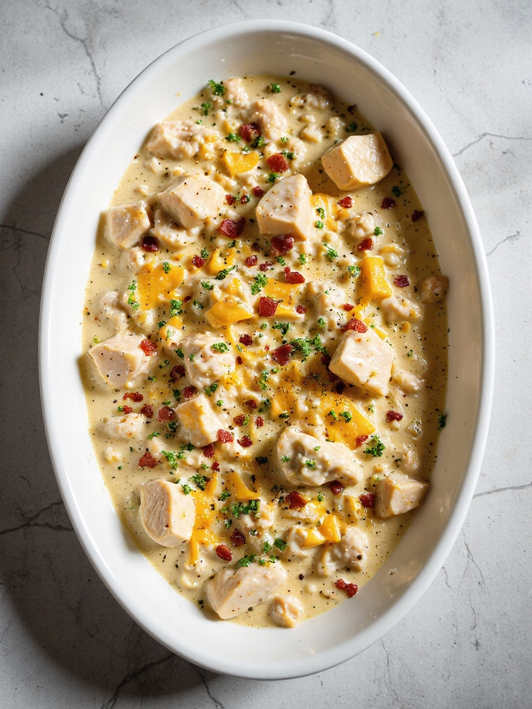 slow cooker chicken casserole