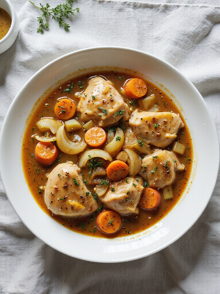 slow cooker herbed chicken gravy