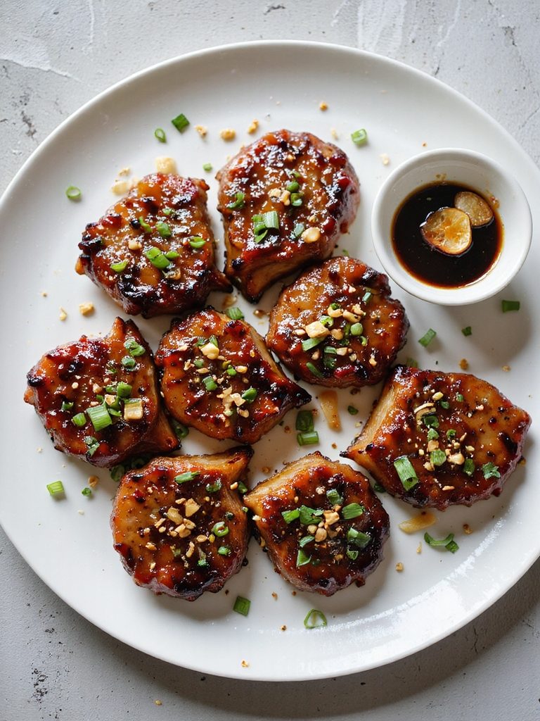 smoked soy ginger pork chops