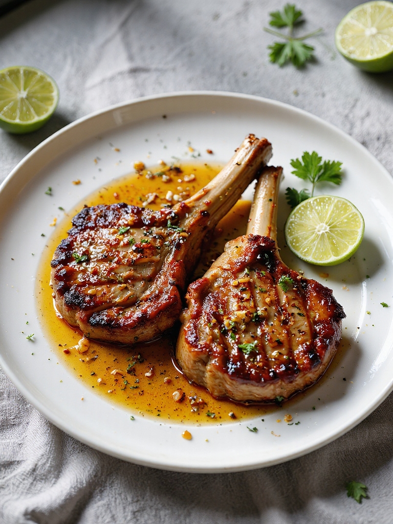 smoky chipotle lime pork chops