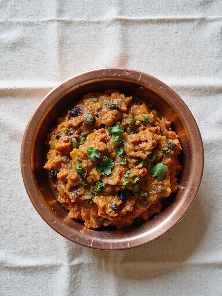 smoky roasted eggplant mash