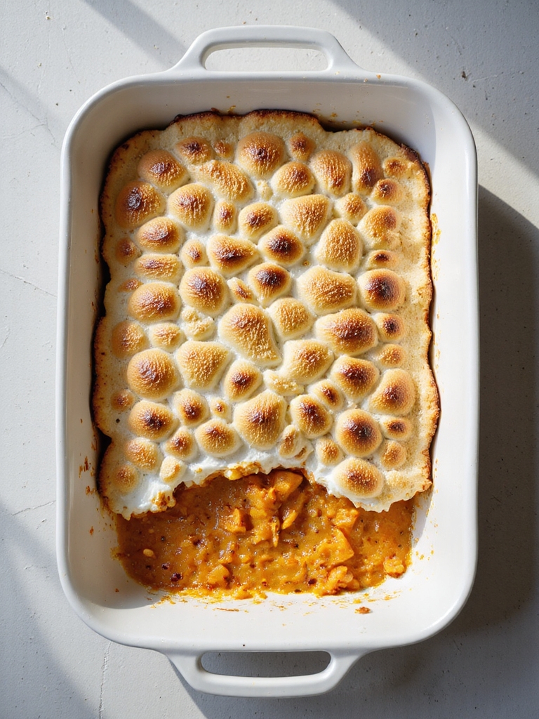 spiced sweet potato casserole