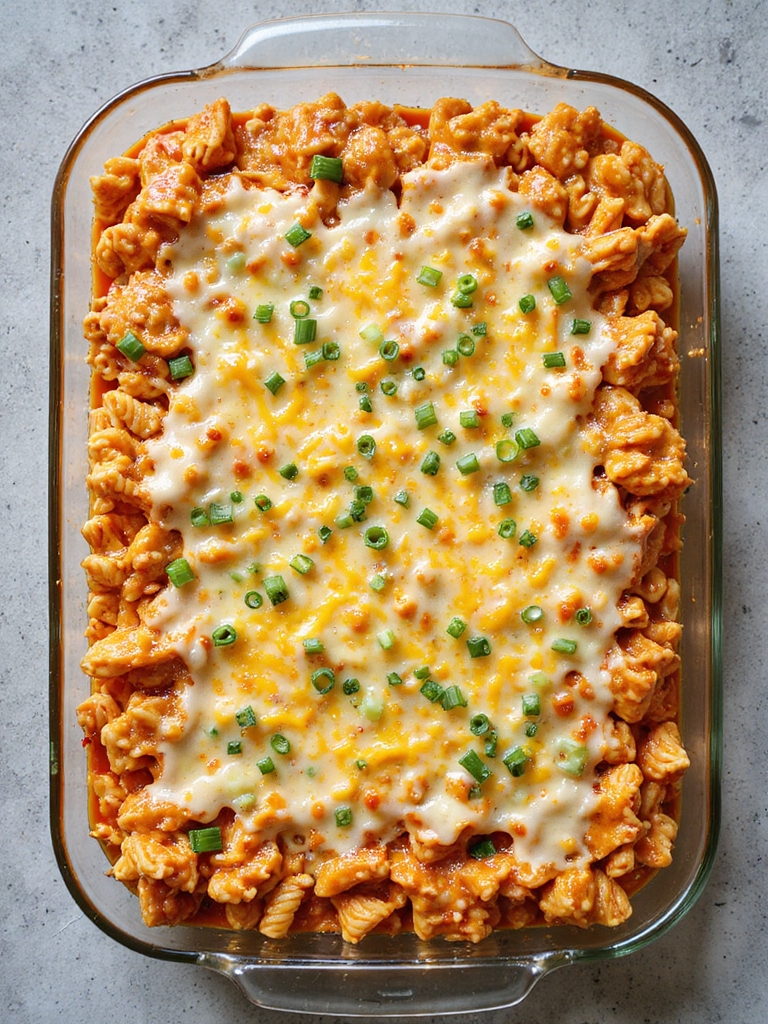 spicy buffalo chicken casserole