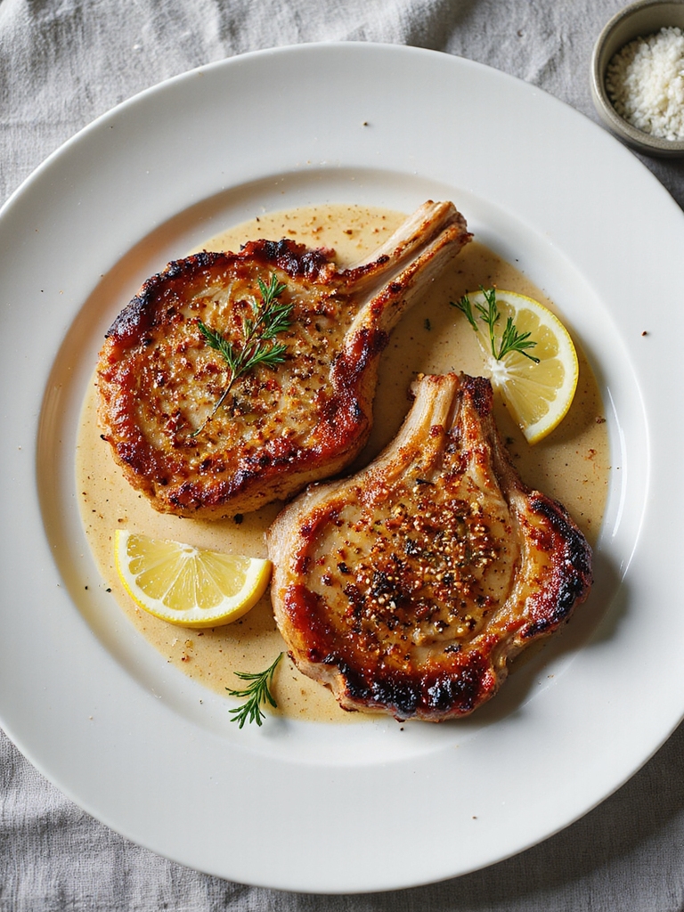 spicy cajun baked pork chops