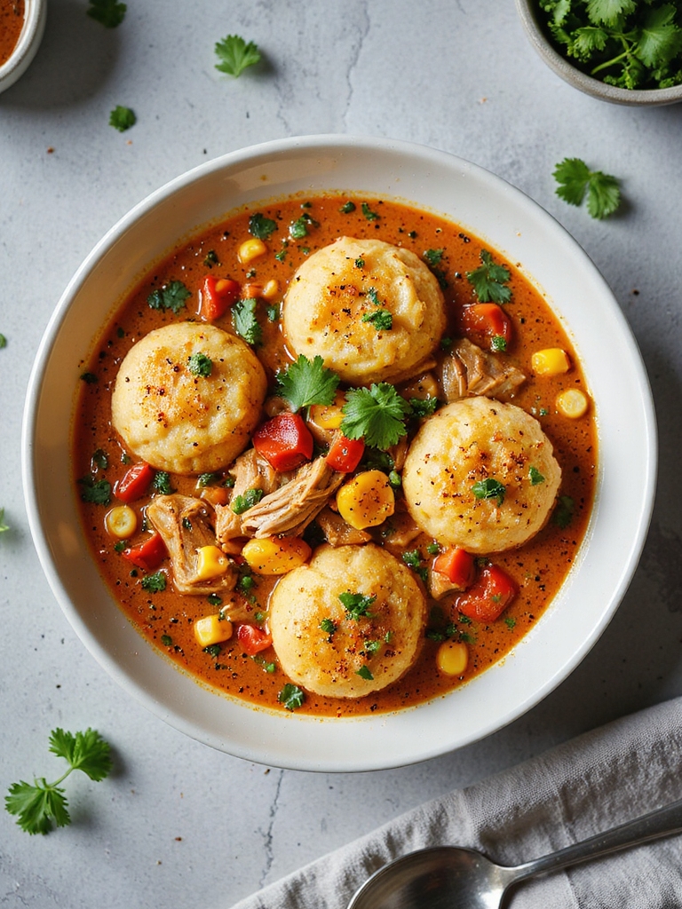 spicy chicken and dumplings