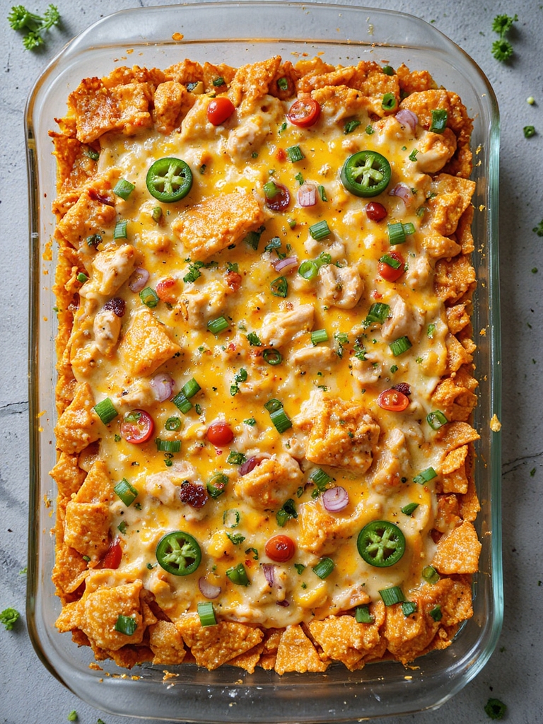 spicy chicken dorito casserole