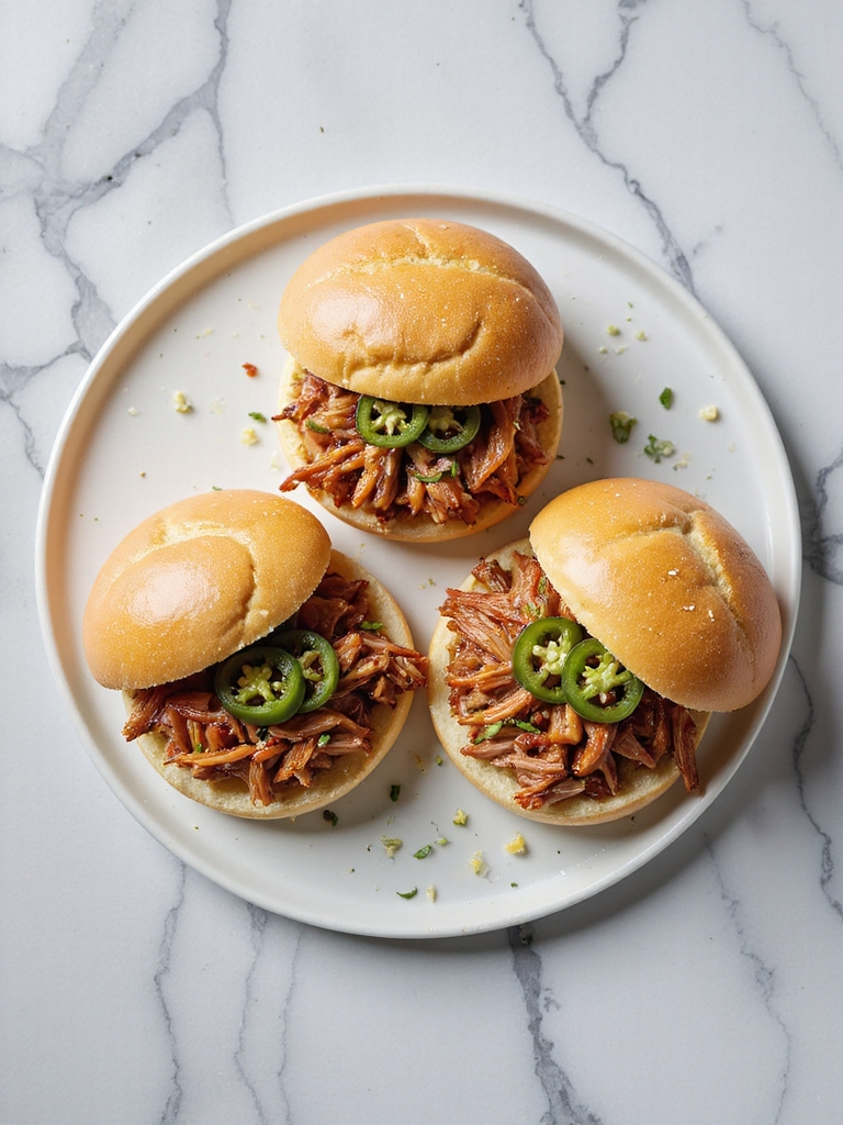 spicy pulled pork sliders