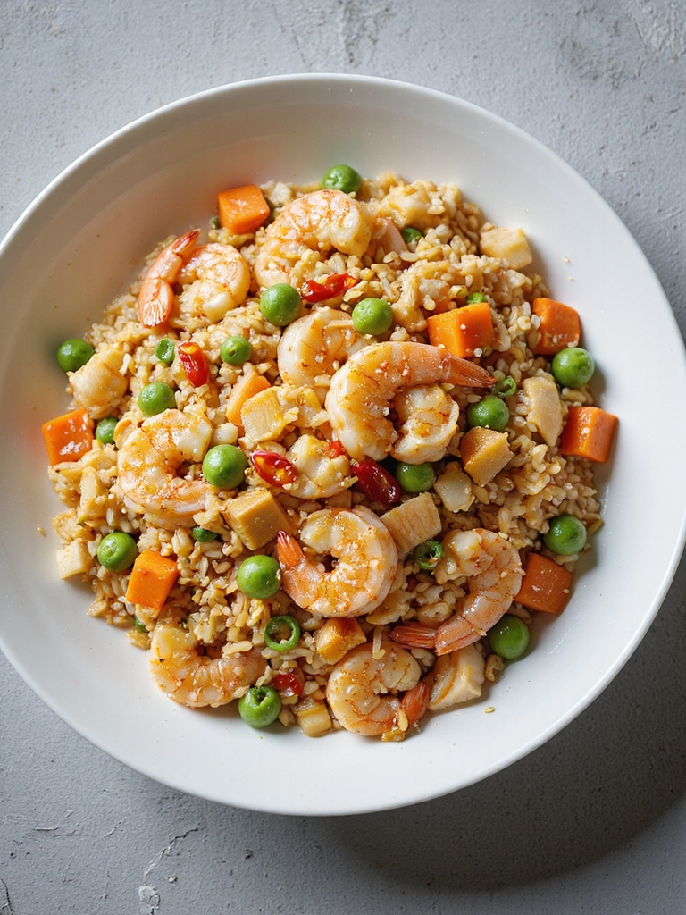 spicy shrimp fried rice recipe