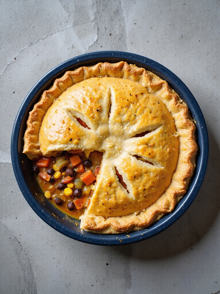 spicy southwest chicken pot pie