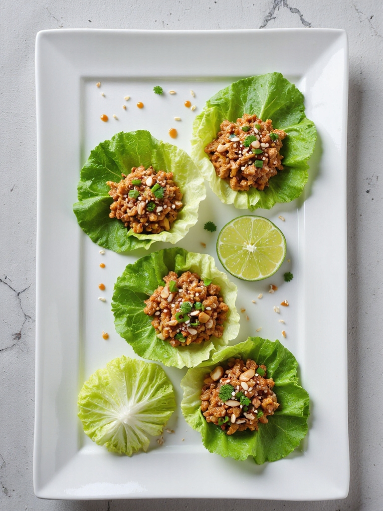 spicy turkey lettuce wraps