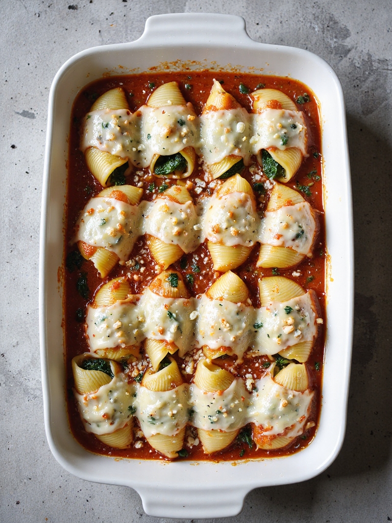 spinach feta stuffed shells
