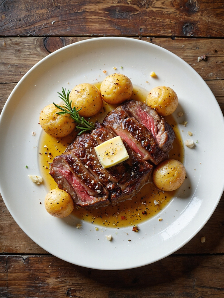 steak paired with potatoes